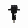 Bussmann HPS-L Eaton series HPS panel mount fuse holder, 600V, 5A, 1/4 In Quick Connect Terminal