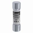 Bussmann KTK-4 Eaton series KTK fuse, LIMITRON Fast-acting fuse, Control circuits, lighting circuit protection, meter circuits, 4 A, Non-indicating, Ferrule end x ferrule end, 100 kAIC at 600 V, Nickel-plated bronze endcap,Melamine tube, 600 V