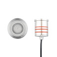 WAC Lighting LED 2in 12V Round Beveled Top Inground Indicator Light with Honeycomb Louver for Glare Control