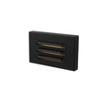 WAC Lighting 5in 12V LED Horizontal Louvered Surface Mounted Step Light and Wall Light