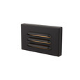 WAC Lighting WAC-4501 5in 12V LED Horizontal Louvered Surface Mounted Step Light and Wall Light