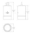 WAC Lighting 2.32" Estrella LED Indoor or Outdoor 12V Pendant
