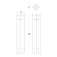 WAC Lighting 30" Chamber LED 12V Bollard Light