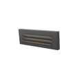 WAC Lighting 9in 12V LED Horizontal Louvered Surface Mounted Step Light and Wall Light