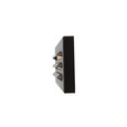 WAC Lighting 9in 12V LED Horizontal Louvered Surface Mounted Step Light and Wall Light