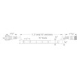 WAC Lighting 120" LED 12VDC Indoor and Outdoor Strip Light 8101