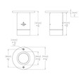 WAC Lighting 3.88" Estrella LED Indoor or Outdoor 12V Monopoint