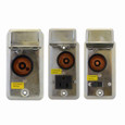 Bussmann TB100-02QC14 Eaton TB100 series panel mount terminal block connector, Breakdown voltage 3600V, 0.375 in. spacing, 300V, 30A, Terminal Block, Two-pole, Black - TB100-02QC14