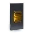 WAC Lighting 3.13" LED 12V Vertical Louvered Step and Wall Light