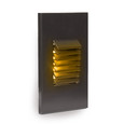 WAC Lighting 3.13" LED 12V Vertical Louvered Step and Wall Light