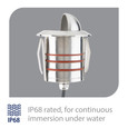 WAC Lighting LED 2in 12V Round Scoop Top Inground Indicator Light