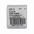 Bussmann WER-8 Eaton series Type WER telecommunication fuse, 32 Vdc, 8A, Non Indicating, Non-indicating, Flat