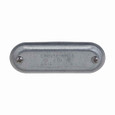 Crouse-Hinds 870 Eaton series Condulet Form 7 wedge nut cover, Sheet steel, 2-1/2" or 3"