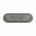 Crouse-Hinds 680F Eaton series Condulet Form 8 cover, Feraloy iron alloy, 2"