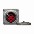 Crouse-Hinds AR627 Eaton series Arktite AR receptacle, 60A, Two-wire, two-pole, 50-400 Hz, Style 1, Copper-free aluminum, Threaded cap, 600 Vac/250 Vdc Crouse-Hinds AR627 Eaton series Arktite AR receptacle, 60A, Two-wire, two-pole, 50-400 Hz, Style 1, Copper-free aluminum, Threaded cap, 600 Vac/250 Vdc