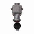 Crouse-Hinds ARE6323 Eaton series Arktite ARE receptacle assembly, 60A, Two-wire, three-pole, 50-400 Hz, Style 2, Copper-free aluminum, Spring door, 1", 600 Vac/250 Vdc