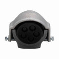 Crouse-Hinds CF707 Eaton series F series service entrance head replacement cover, Copper-free aluminum, 7-13/16" x 3-11/16"