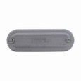 Crouse-Hinds BG68 Eaton series Condulet B mogul blank cover, Feraloy iron alloy, Round neoprene gasket, 1-1/2" or 2"