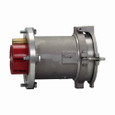 Crouse-Hinds ARL2041 Eaton series Arktite ARL receptacle, 200A, Four-wire, four-pole, 50-400 Hz, Style 1, Copper-free aluminum, Spring door, Mechanical lug, 600 Vac/250 Vdc, 0.687"