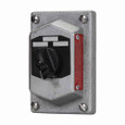 Crouse-Hinds DSD923 SA Eaton series DSD selector switch cover and device sub-assembly, 10A, Copper-free aluminum, 2 position, 2 circuit, Factory sealed, Maintained contact, 600 Vac