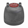 Crouse-Hinds EAJ0612 Eaton series Condulet EAJ dome cover, 3-3/16" cover opening diameter, Copper-free aluminum, 2" depth