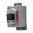 Crouse-Hinds EFSC31274 SA Eaton series EFS selector switch control station, With selector switch, With two 1" hubs, Feraloy iron alloy, Single-gang, 3, Through feed, Three-position, four-circuit, 1", 600 Vac Crouse-Hinds EFSC31274 SA Eaton series EFS selector switch control station, With selector switch, With two 1" hubs, Feraloy iron alloy, Single-gang, 3, Through feed, Three-position, four-circuit, 1", 600 Vac