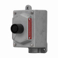 Crouse-Hinds EDS1184 Eaton series EDS pushbutton control station, With pushbuttons, Feraloy iron alloy, Single circuit universal, 1, Single-gang, 1, Dead end, 1/2", 600 Vac