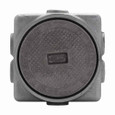 Crouse-Hinds EGJ421 Eaton series EGJ junction box, 3/4" back hubs, 4-3/16" depth, Feraloy iron alloy, 2 back hubs, 6 side hubs, 3/4" side hubs