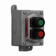 Crouse-Hinds EFS2190 ST SP Eaton series EFS pushbutton control station, With pushbuttons, With one 3/4" hub, Start, Stop, Feraloy iron alloy, Two circuit universal, 2, 2, Single-gang, 2, Dead end, 3/4", 600 Vac