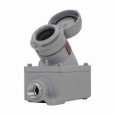 Crouse-Hinds ENRB11201 M4 Eaton series Ark-Gard ENR Premier receptacle assembly, 20A, Single, 50-400 Hz, Copper-free aluminum, 5-20R, Single-gang, Group B rating, Dead end, 1/2", 125 Vac