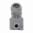 Crouse-Hinds ENRB11201 M4 Eaton series Ark-Gard ENR Premier receptacle assembly, 20A, Single, 50-400 Hz, Copper-free aluminum, 5-20R, Single-gang, Group B rating, Dead end, 1/2", 125 Vac