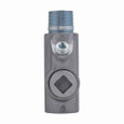 Crouse-Hinds EYS76 SA Eaton series EYS conduit sealing fitting, Male and female, Copper-free aluminum, Vertical or horizontal, 2-1/2"