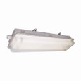 Crouse-Hinds FAS240 Eaton series Pauluhn Intrepid FAS linear fluorescent light fixture, One non-metallic cable gland and one end plugged,60 Hz,4 ft lamp,Fluorescent,Matte polycarbonate lens,T12 bi-pin,Aluminum,2-lamp,Through feed,120 Vac,40W
