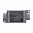 Crouse-Hinds FDC1 Eaton series Condulet FD device box, Deep, Feraloy iron alloy, Single-gang, C shape, 1/2"