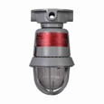Crouse-Hinds EVLEDCX3C701 Eaton series EV LED light fixture, 0.25A, Cool white, AC drive, 70-100W HID equiv lumin, 50/60 Hz, Heat and impact resistant glass globe, With guard, Copper-free aluminum, Ceiling mount, 0.87 power factor, 1", 100-277 Vac, 3