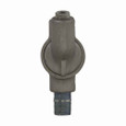 Crouse-Hinds EZS76 Eaton series EZS conduit sealing fitting, Male and female, Feraloy iron alloy and/or ductile iron, Any angle, 2-1/2"