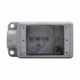 Crouse-Hinds FD3 SA Eaton series Condulet FD device box, Deep, Copper-free aluminum, Single-gang, 1"