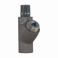 Crouse-Hinds EYS36 SA Eaton series EYS conduit sealing fitting, Male and female, Copper-free aluminum, Vertical only, Group B rated, 1"