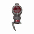 Crouse-Hinds FSQC3390 Eaton series Arktite FSQC interlocked receptacle with switch, Through feed, 0.55-0.70" cable diameter, Three-wire, four-pole, Brass contacts, Copper-free aluminum, Spring door, 1", For use with magnetic motor starters