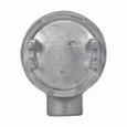 Crouse-Hinds GUAB36 Eaton series Condulet GUA conduit outlet box with cover, 3" cover opening diameter, Feraloy iron alloy, B shape, 1"