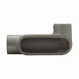 Crouse-Hinds LR27 SA Eaton series Condulet Form 7 conduit outlet body, Copper-free aluminum, LR shape, 3/4"