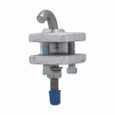 Crouse-Hinds LCCF4 Eaton series LCCF cable tray conduit clamp, Cast iron, 1-1/4", For use with inside rail tray