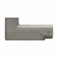Crouse-Hinds LB87 SA Eaton series Condulet Form 7 conduit outlet body, Copper-free aluminum, LB shape, 3"