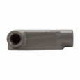 Crouse-Hinds LL68 Eaton series Condulet Form 8 conduit outlet body, Feraloy iron alloy, LL shape, 2"