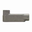Crouse-Hinds LB58 Eaton series Condulet Form 8 conduit outlet body, Feraloy iron alloy, LB shape, 1-1/2"