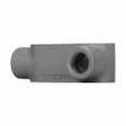 Crouse-Hinds L37 Eaton series Condulet Form 7 conduit outlet body, Feraloy iron alloy, L shape, 1"