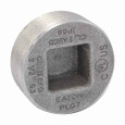 Crouse-Hinds PLG6 SA Eaton series PLG conduit plug, Rigid/IMC, Copper-free aluminum, 2", Recessed