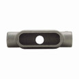 Crouse-Hinds TB57 SA Eaton series Condulet Form 7 conduit outlet body, Copper-free aluminum, TB shape, 1-1/2"