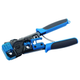 Ideal Industries Telemaster Modular Plug Crimp Tool RJ45 RJ11 Cat5e Cat6 Multi-Function Black Oxide Steel