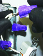 IDEAL Industries 30-765 Twister® Al/Cu Wire Connector, Model 65, Purple, Card of 10